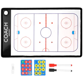 1 комплект полезной тренерской доски, практичный многоразовый планшет для игры в хоккей на льду