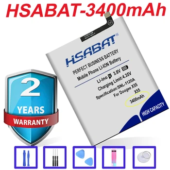 100% Новый аккумулятор HSABAT емкостью 3400 мАч для Doogee X55 от ведущего бренда в наличии