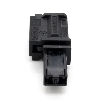 1J0 973 332 A Черный Незапечатанный Штекерный 2-Контактный Разъем Микрофона Для VW Audi