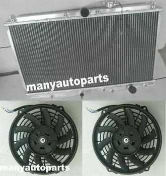 2-Рядный алюминиевый радиатор + вентиляторы для Honda Accord CD5 CD7 2.2L 1994-1997 1995 1996 РУКОВОДСТВО ПОЛЬЗОВАТЕЛЯ