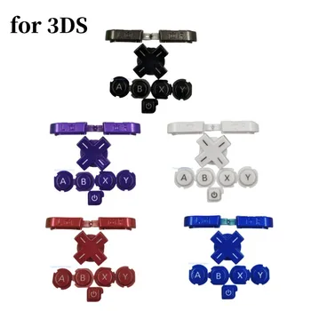 50 комплектов Сменных Новых ABXY D-pad с набором кнопок LR для Nintendo 3ds A B X Y D-Pad Direction Cross Buttons Kit для кнопок 3DS