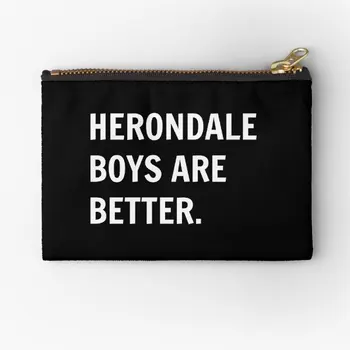 Herondale Boys Are Better Сумки На Молнии Для Нижнего Белья, Кошелек, Маленькая Мужская Сумка, Упаковка, Женские Карманные Деньги, Носки, Ключ, Чистое Хранение