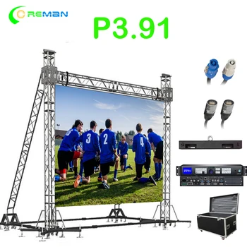 P3.9 P3.91 Наружный Светодиодный Экран Видеостены 500x500mm 500x1000mm led cabinet