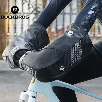 ROCKBROS Оптом Велосипедные Ветрозащитные Перчатки D80 Для езды на мотоцикле на открытом воздухе, Морозостойкость, 3D Стереофоническая Вырезка