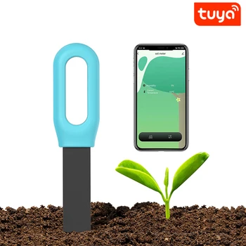 Tuya Smart Bluetooth Тестер почвы, измеритель температуры и влажности, термогигрометр, детектор орошения для автоматизации сада