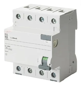Автоматический выключатель остаточного тока 5SV4646-0 4 полюса 4P 63A