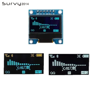 Бело-Синий цвет 0,96 дюйма 128X64 OLED-Дисплейный Модуль Желто-Синий OLED-Дисплейный Модуль Для Arduino 0,96 SPI diy electronics