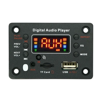 Беспроводной BT 5.0 12V MP3 WMA Модуль Декодирования Аудио с Дистанционным Управлением Плата Декодирования Аудио Поддержка TF USB AUX FM-Радио для Автомобиля