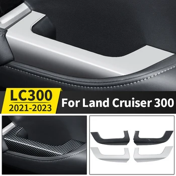 Внутренняя ручка Украшение Подлокотника Защитная наклейка для Toyota Land Cruiser 300 2021 2022 2023 Аксессуары для интерьера LC300 Тюнинг