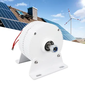 Генератор переменного тока с постоянными магнитами 48 В, 3-фазный ветряной синхронный генератор переменного тока, 2 оси с зубчатым основанием