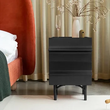 Деревянные прикроватные тумбочки скандинавского дизайна, мебель для спальни, современная прикроватная тумбочка с выдвижными ящиками, легкий Роскошный шкафчик для домашнего хранения
