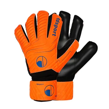 Детские футбольные вратарские перчатки, латексные износостойкие спортивные защитные перчатки, нескользящая дышащая защита рук, футбольные вратарские перчатки