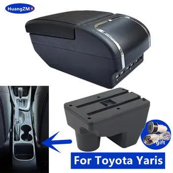 Для Toyota Yaris Подлокотник Для Toyota Yaris Элегантный Автомобильный Подлокотник коробка Для Toyota GR Yaris 2001-2024 Ящик Для Хранения Автомобильных Аксессуаров