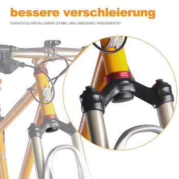 Для противоугонного велосипедного крепления AirTag, кронштейна для передней вилки велосипеда, водонепроницаемого держателя для крепления трекера, велосипедной крышки для воздушной метки