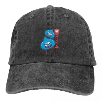 Игровая многоцветная шляпа Женская кепка Slimes с козырьком и персонализированными шляпами для защиты козырька