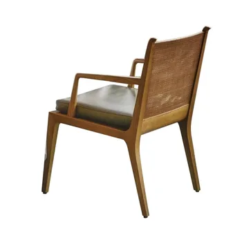 Изготовленный на заказ Крутой Стул Zun Nakajima George В японском стиле, одинокий стул, Обеденный Стул из Виноградной лозы, Дизайнер Средневековой Мебели Для Отдыха Cha