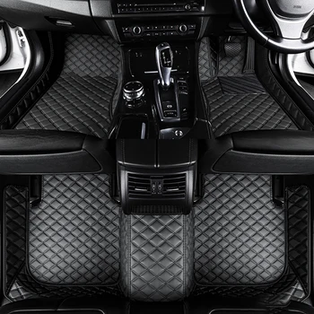 Изготовленный на заказ кожаный полный комплект автомобильных ковриков RHD для Mazda 3 2014 Водонепроницаемый коврик для ног Аксессуары для салона Авто