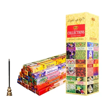 Индийские ароматические палочки со смешанными запахами Оптом Партиями, 8 палочек/тюбиков, буддийские ароматы для дома, прямая поставка