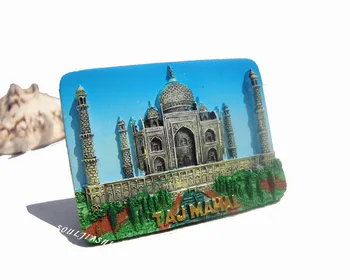 Индийский Туристический Сувенир Тадж-Махал, Наклейка На Холодильник Из Смолы, Сообщение