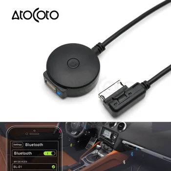 Кабель-Адаптер Приемника AtoCoto Bluetooth AUX для VW Audi A4 A5 A6 Q5 Q7 После 2009 года Аудио медиа Вход AMI MDI MMI 3G Интерфейс