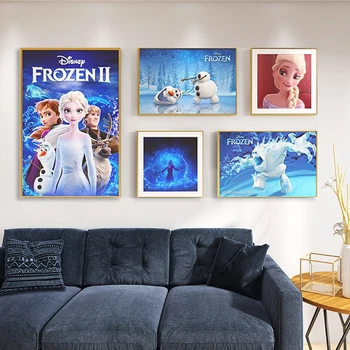 Картины из замороженного аниме, плакаты с принтом принцессы Айши, Акварель и принты, настенные рисунки для домашнего декора в комнате для девочек