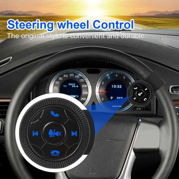 Кнопка Bluetooth Media Пульт дистанционного управления для рулевого колеса автомобиля Мотоцикла Музыкальный плеер Аудио Радио Кнопки MP3-плеера Универсальные