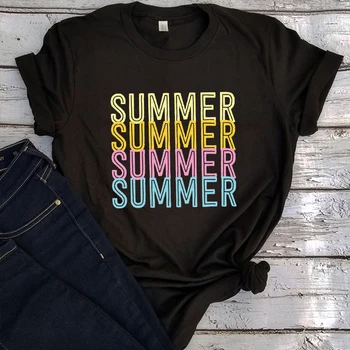 Летняя рубашка Рубашка Hello Vacation, Летние рубашки для женщин, футболка для любителей отдыха, милая летняя рубашка, пляжная рубашка в готическом стиле