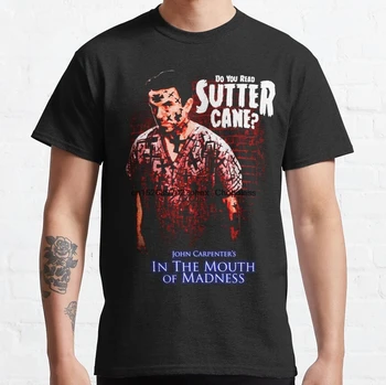 Мужские футболки Sutter Cane, футболка с фильмом ужасов Джона Карпентера, женская футболка