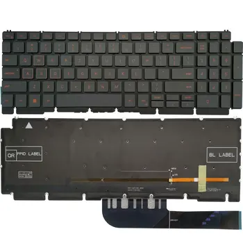 Новая клавиатура США для Dell G15 Ryzen Edition G15 5510 5511 5515 5520 с красной подсветкой