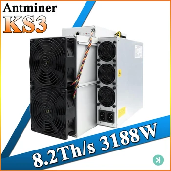 Новый майнер Bitmain Antminer KS3, хэшрейт KAS 8.2Th / s Мощностью 3188 Вт, быстрая поставка из Гонконга