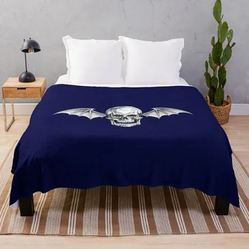 Плед с логотипом A7X в стиле ретро для косплея, аниме, предметы первой необходимости для комнаты в общежитии, летние постельные принадлежности, одеяла