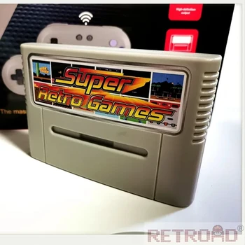 Подарочный Игровой Картридж Super Retro Games для NES Coventer для RETROAD SFC52HD / 5 + PLUS / 5 + Ultra / 5 + Pro
