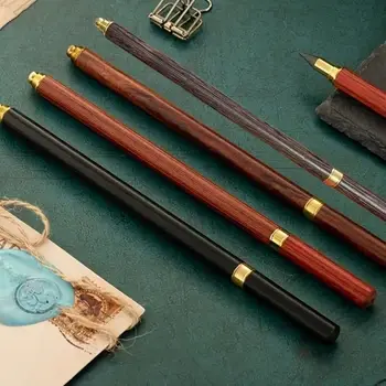 Портативный Деревянный карандаш 3 цветов Гладкий профессиональный Вечный карандаш Классический 0,5 мм Винтажный латунный деревянный карандаш для рисования эскизами