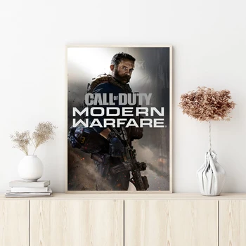 Постер видеоигры Call Of Duty, настенное искусство, холст, картина, украшение для дома в спальне, гостиной (без рамки)