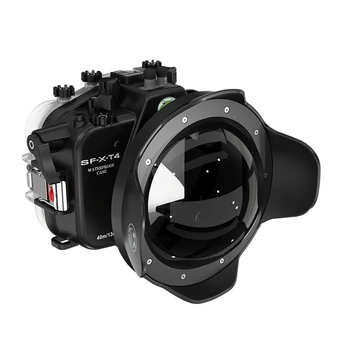 Профессиональный водонепроницаемый чехол для камеры для подводного плавания Seafrogs 40 м/130 футов для Fujifilm X-T4 с купольным портом