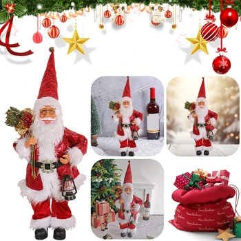 Рождественская мини-игрушка Санта Клаус Тема фестиваля Декор рабочего стола Санта Клаус Креативное украшение для праздника дома