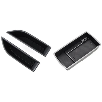 Ручка Бокового Ящика Для Хранения Двери Переднего Ряда Для Peugeot 3008 GT 5008 2016-2018 и Коробка Для Хранения Подлокотников Для Уборки