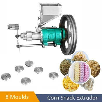 Ручной экструдер для кукурузных закусок, 7 форм, машина для приготовления кукурузных рисовых закусок, машина для экструдирования кукурузных закусок