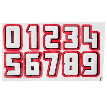 Самоклеящиеся футбольные наклейки С дизайном номеров, Декоративные наклейки, бейсбольные наклейки, наклейки с номерами