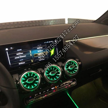 Светодиодная лампа для освещения атмосферы в салоне автомобиля, многоцветная автомобильная система освещения для новой 3 серии