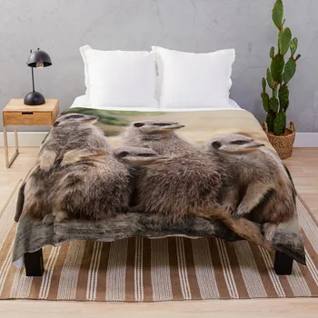 Семейное одеяло Meerkat, диван, Стеганое одеяло, детские Одеяла