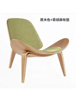 Скандинавский стул insnet red chair креативный простой дизайнерский одноместный диван-кресло smile airplane shell chair