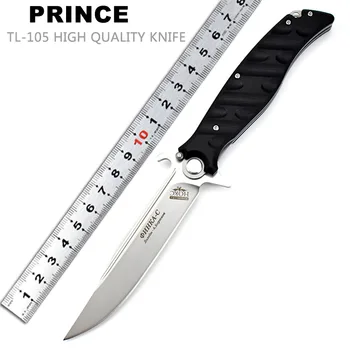 Складной нож HOKC С ручкой G10, охотничий нож, нож для выживания в полевых условиях, туристический нож, тактический нож для экстренной защиты на открытом воздухе