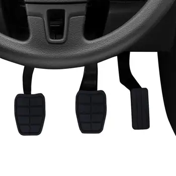Сменные чехлы для автомобильных педалей с ручным управлением, нескользящие резиновые чехлы, сменные аксессуары для транспортных средств, противоскользящая резина, совместимая с