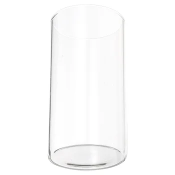 Стеклянная цилиндрическая чашка, прозрачный держатель для свадебных украшений, современный декор