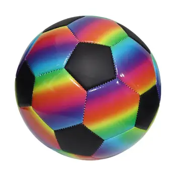 Тренируйтесь в футболе Rainbow Тренируйтесь в футболе Футбол в помещении Футбол на открытом воздухе Портативное спортивное оборудование для девочек Мальчиков и детей