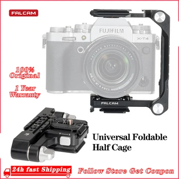 Универсальная Складная Половинная Клетка F38 Для Камеры Sony A7M4 A7R5 NIKAN Z8 FUJI Складная Клетка Quick Release Fold Half Cage