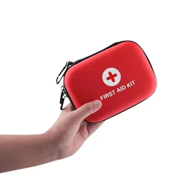 Футляр Для Первой Помощи Пустой Футляр Для Первой Помощи First Aid EVA Hard Red Medical Bag for Home Health Emergency First Responder