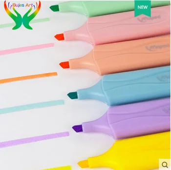 Цветная флуоресцентная маркерная ручка Maped 2/6 учащиеся используют набор ключевых маркеров macarone светлого цвета для заметок по прочитанному