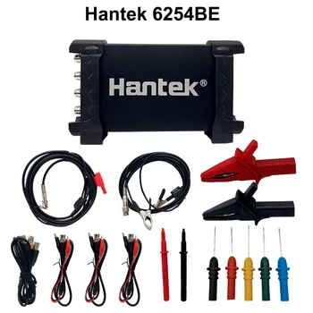 Цифровой осциллограф Hantek 6254BE 4 канала 1GSa/s USB PC Osciloscopio С полосой пропускания 250 МГц Автомобильные Осциллографы Автомобильный детектор
